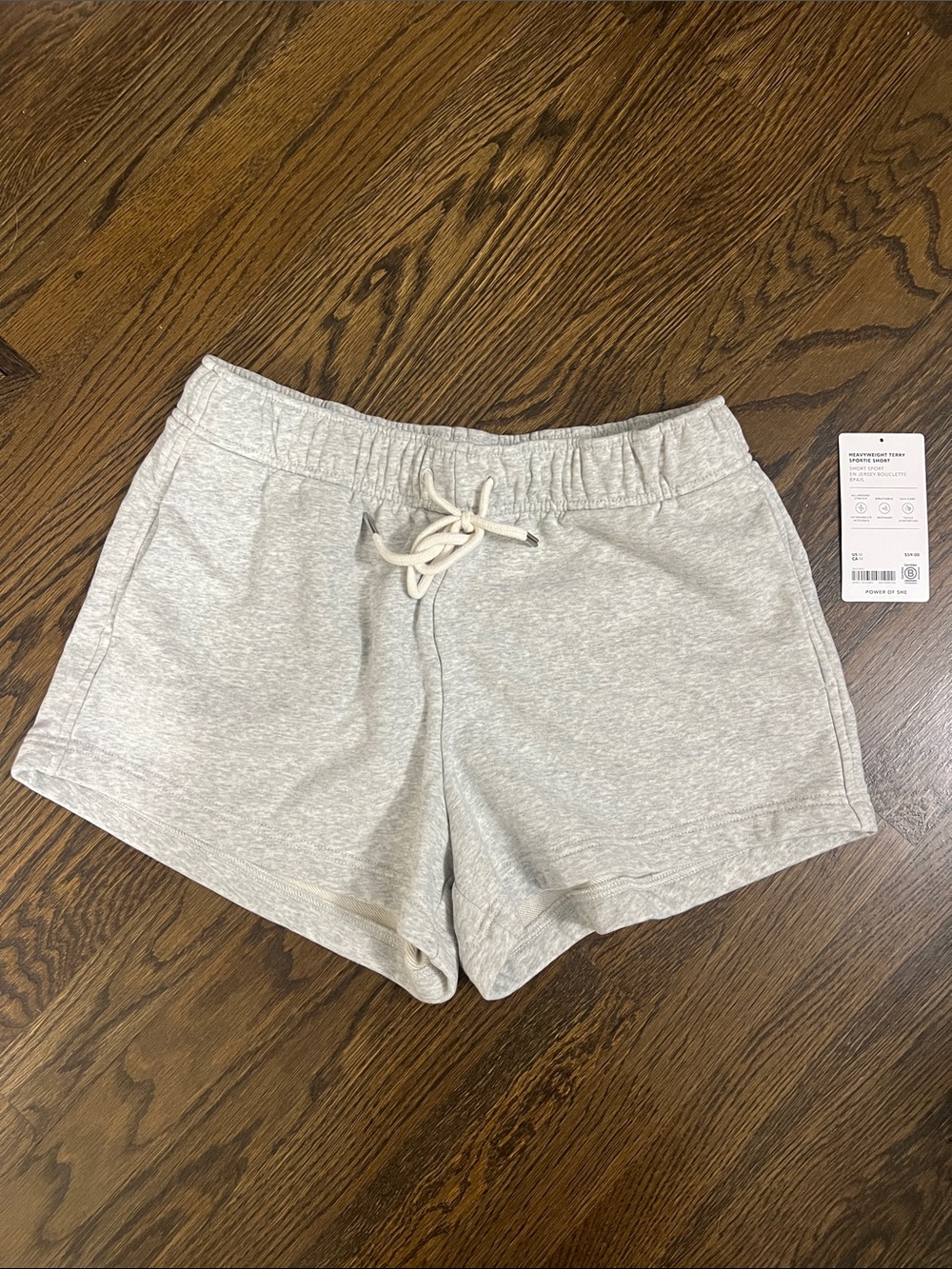 Athleta heavyweight terry sportie short - M